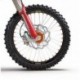 Roue avant HAAN WHEELS 17x3.50 noir/orange