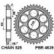 Couronne PBR aluminium Ultra-Light anodisé dur 4639 - 525