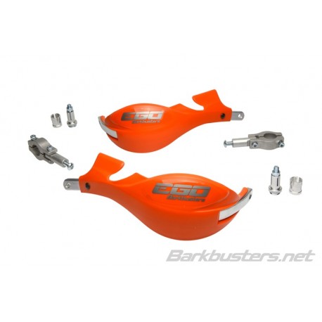 Kit protège-mains BARKBUSTERS Ego Mini montage 2 points embout de guidon droit Ø22mm orange