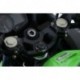 Insert ecrou de direction R&G RACING noir Kawasaki Ninja 400