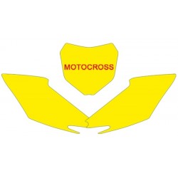 Fonds de plaque BLACKBIRD vert Honda CRF250R/450R