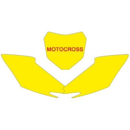 Fonds de plaque BLACKBIRD vert Honda CRF250R/450R