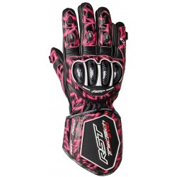 Gants RST TracTech Evo 4 - Dazzle Pink/noir