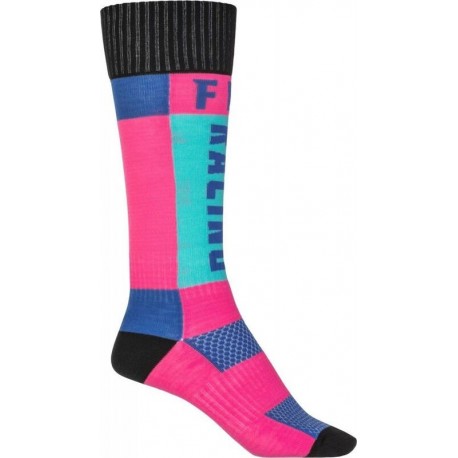 Chaussettes FLY RACING MX épaisses - rose