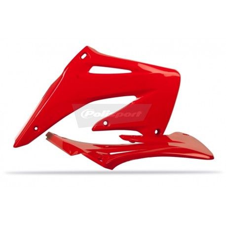 Ouïes de radiateur POLISPORT rouge Honda CRF450R