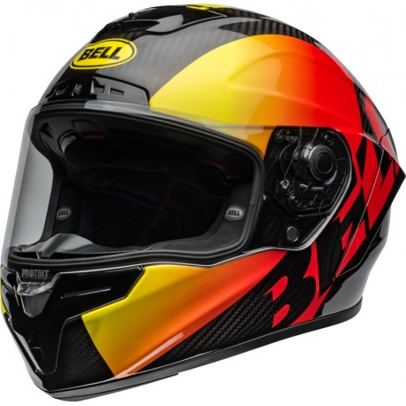 Casque BELL Race Star DLX Flex - Offset Gloss Black/Red