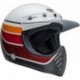 Casque BELL Moto-3 - RSD Saddleback Satin/Gloss White/Black