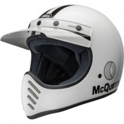 Casque BELL Moto-3 - Steve McQueen Gloss White/Black