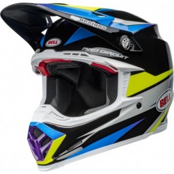 Casque BELL Moto-9S Flex - Pro Circuit 24 Gloss Black/Blue