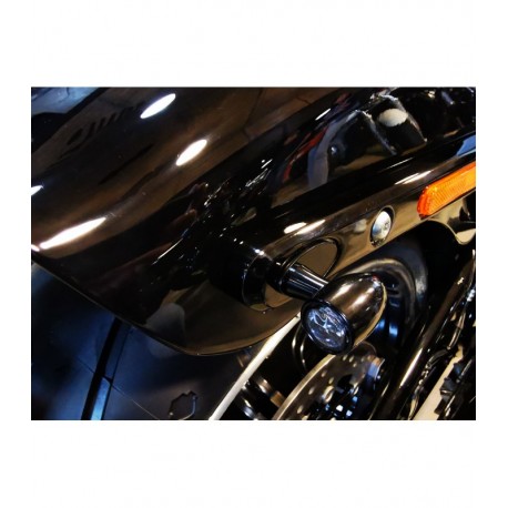 Caches orifices clignotants arrière Harley-Davidson Softail