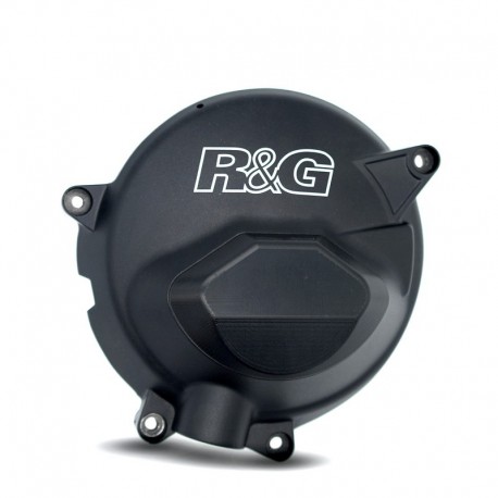 Kit de couvre-carter moteur (alternateur/embrayage) R&G RACING PRO noir