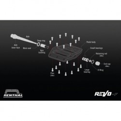 Axes de pédales RENTHAL CYCLE Revo PDS02