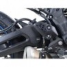 Kit protection de cadre R&G RACING noir Yamaha Tracer 700 (2 pièces)