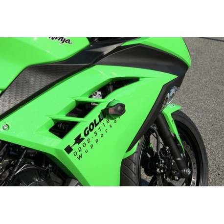 Kit fixation tampon de protection LSL Kawasaki Ninja 300 R