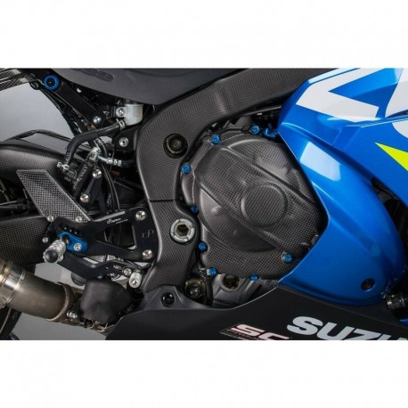 Couvre-carter embrayage LIGHTECH carbone matte Suzuki GSX-R1000