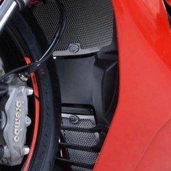 Protection de radiateur R&G Racing alu argent ducati supersport