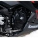 Kit de couvre-carter R&G RACING noir Kawasaki Ninja 400/Z400 ABS