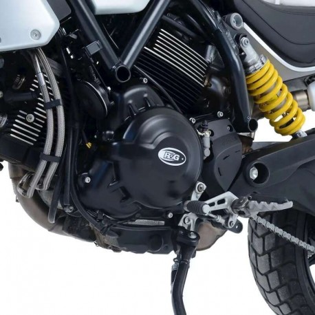 Couvre carter R&G RACING gauche (alternateur) noir Ducati Scrambler 1100