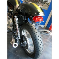 Support de plaque ACCESS DESIGN passage de roue noir Triumph Bonneville 900