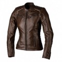 Veste femme RST Roadster 3 CE cuir marron