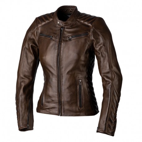 Veste femme RST Roadster 3 CE cuir marron taille 3XL