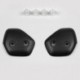 Plaques pivot ARAI TX Frost Black pour casques Tour-X 4/Tour-X 3