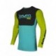 Maillot SEVEN Vox Aperture junior - jaune fluo/bleu