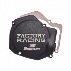 Couvercle de carter d'allumage BOYESEN Factory Racing noir Honda CR125R