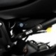 Cache-orifices repose-pieds arrière R&G RACING argent Yamaha MT-07