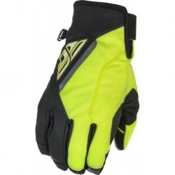 Gants FLY RACING Windproof - noir/jaune fluo