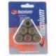 Jeu de galets TECNIUM 25x14,9mm 16gr - 8 pièces