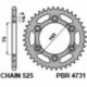 Couronne PBR acier C45 standard 4731 - 525