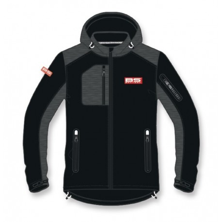 Veste softshell BS BATTERY Bs Factory - noir/gris taille XXL