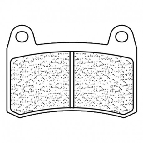 Plaquettes de frein CL BRAKES route métal fritté - 1274A3+