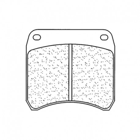 Plaquettes de frein CL BRAKES Racing métal fritté - 2950C60