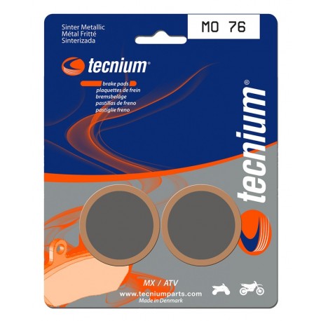 Plaquettes de frein TECNIUM MX/Quad métal fritté - MO76