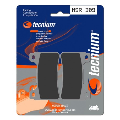 Plaquettes de frein TECNIUM Racing métal fritté - MSR309