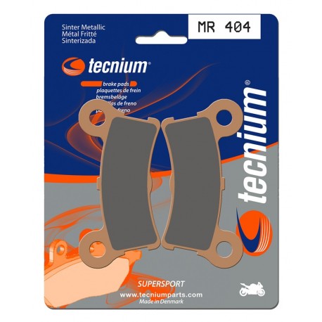 Plaquettes de frein TECNIUM Performance métal fritté - MR404