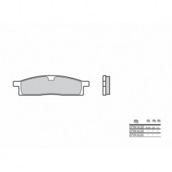 Plaquettes de frein BREMBO route carbone céramique - 07YA1605