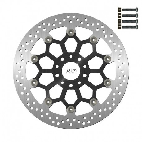 Kit disque de frein Oversize NG BRAKES rond flottant