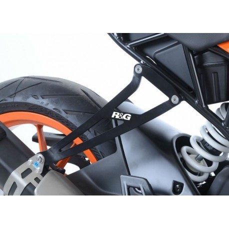 Kit suppression repose-pieds arrière R&G RACING noir KTM RC390