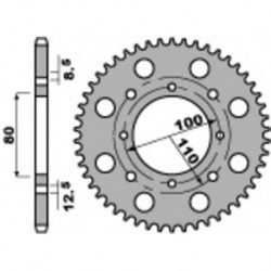 Couronne PBR acier C45 standard 819 - 520