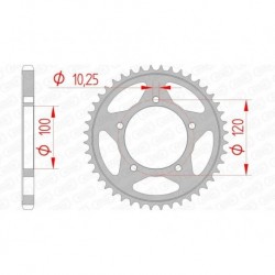 Couronne AFAM acier standard 35802 - 525