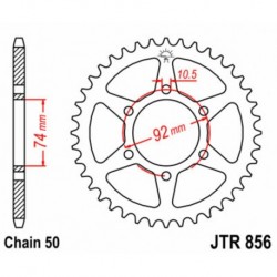 Couronne JT SPROCKETS acier standard 856 - 530