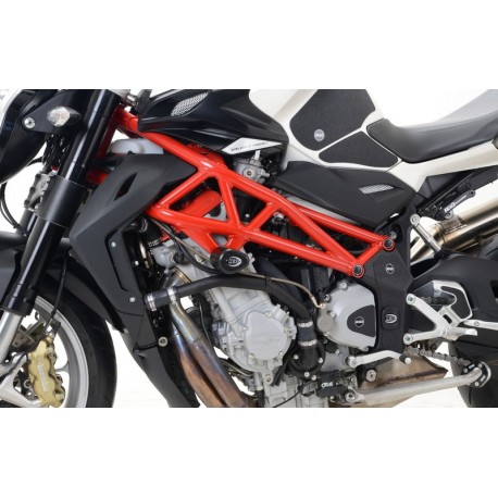 Tampons de protection R&G RACING Aero noir MV Agusta Brutale 1090