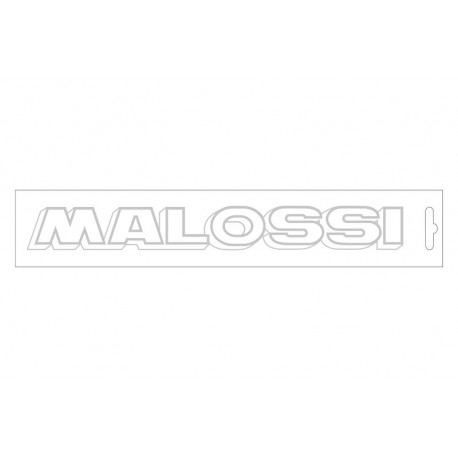 Stickers MALOSSI chrome - 22 cm