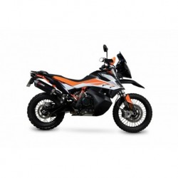 Silencieux SCORPION Serket Parallel céramique noire/casquette ABS noir KTM 790 Adventure