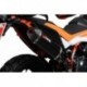 Silencieux SCORPION Serket Parallel céramique noire/casquette ABS noir KTM 790 Adventure