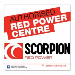 Autocollant SCORPION "Authorised Dealer"