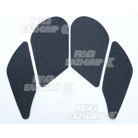 Kit grip de réservoir R&G RACING 4 pièces noir Kawasaki Z300